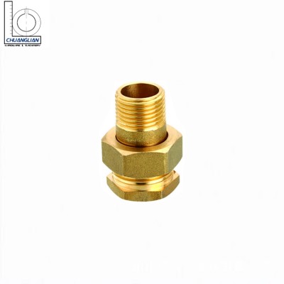 tee inner joint brass pipe fittings