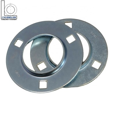 Custom Round 3 Bolt Pressed Steel Bearing Flanges